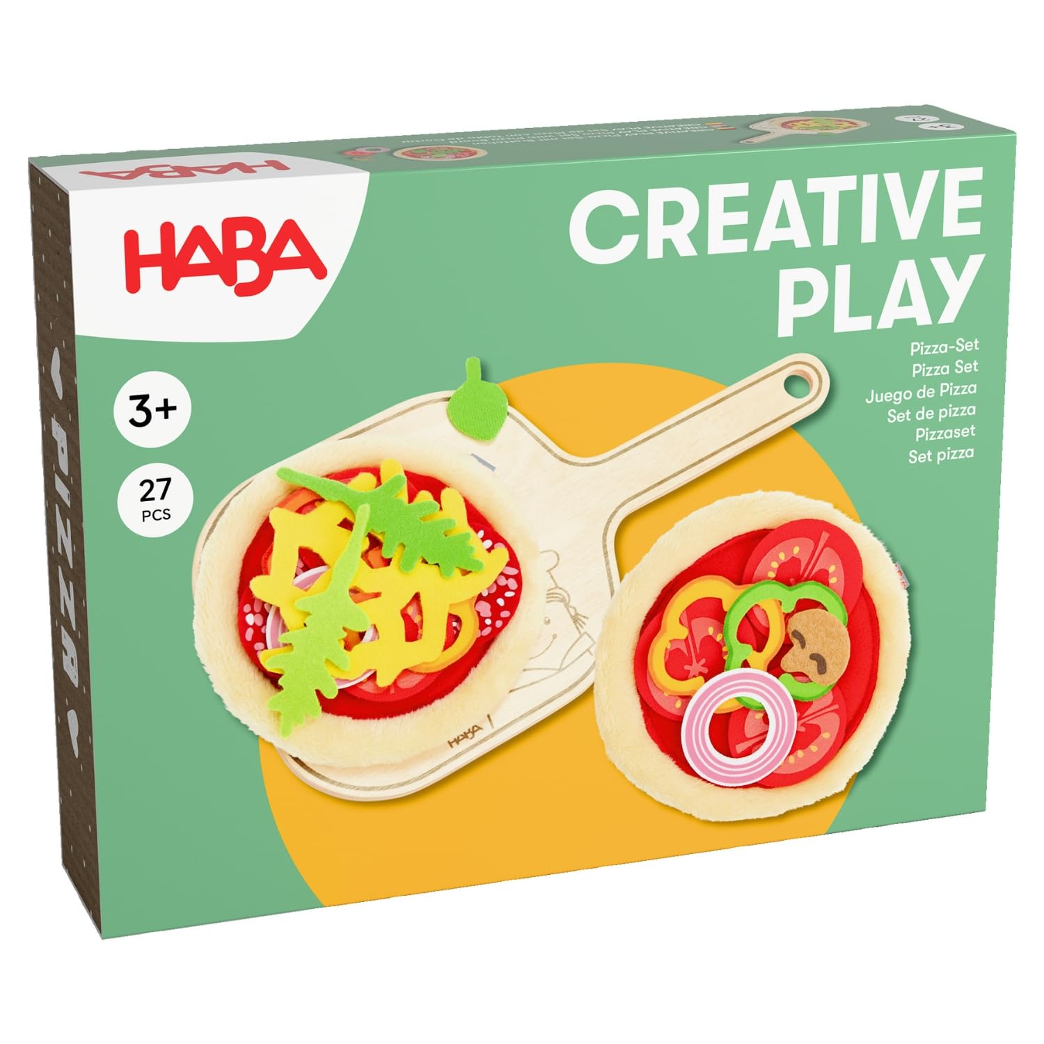 Haba Creative Play - Pizza-Set avec Brettchen