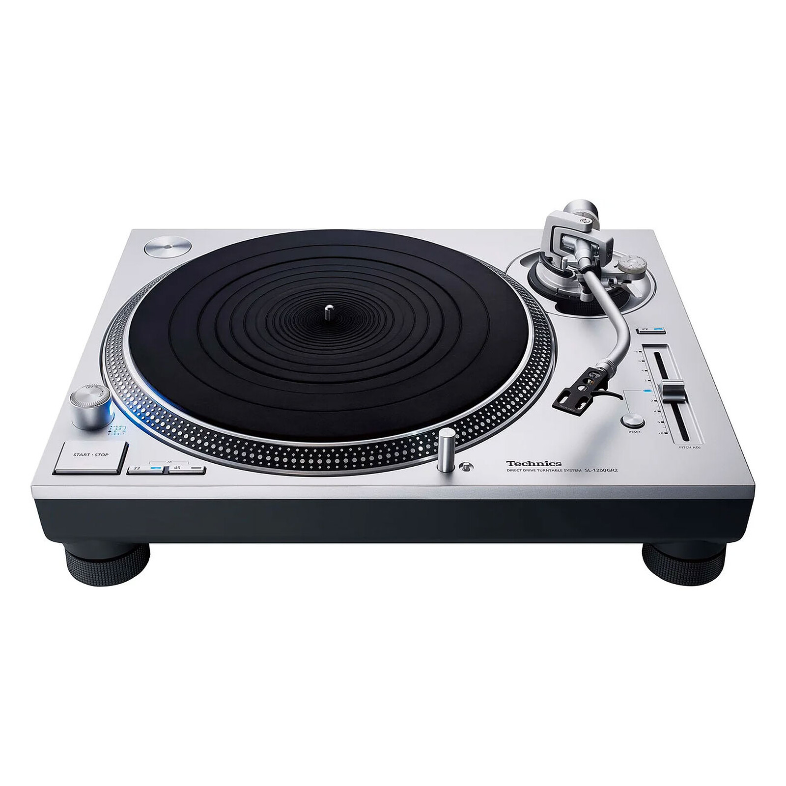 Technics SL-1200GR2ES Argent + cellule et porte cellule Ortofon Concorde Music Bronze