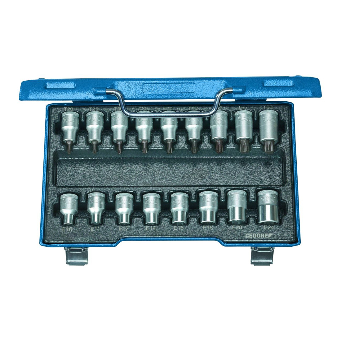 GEDORE Jeu de tournevis 1/2'' 17-tlg intérieur+extérieur Torx