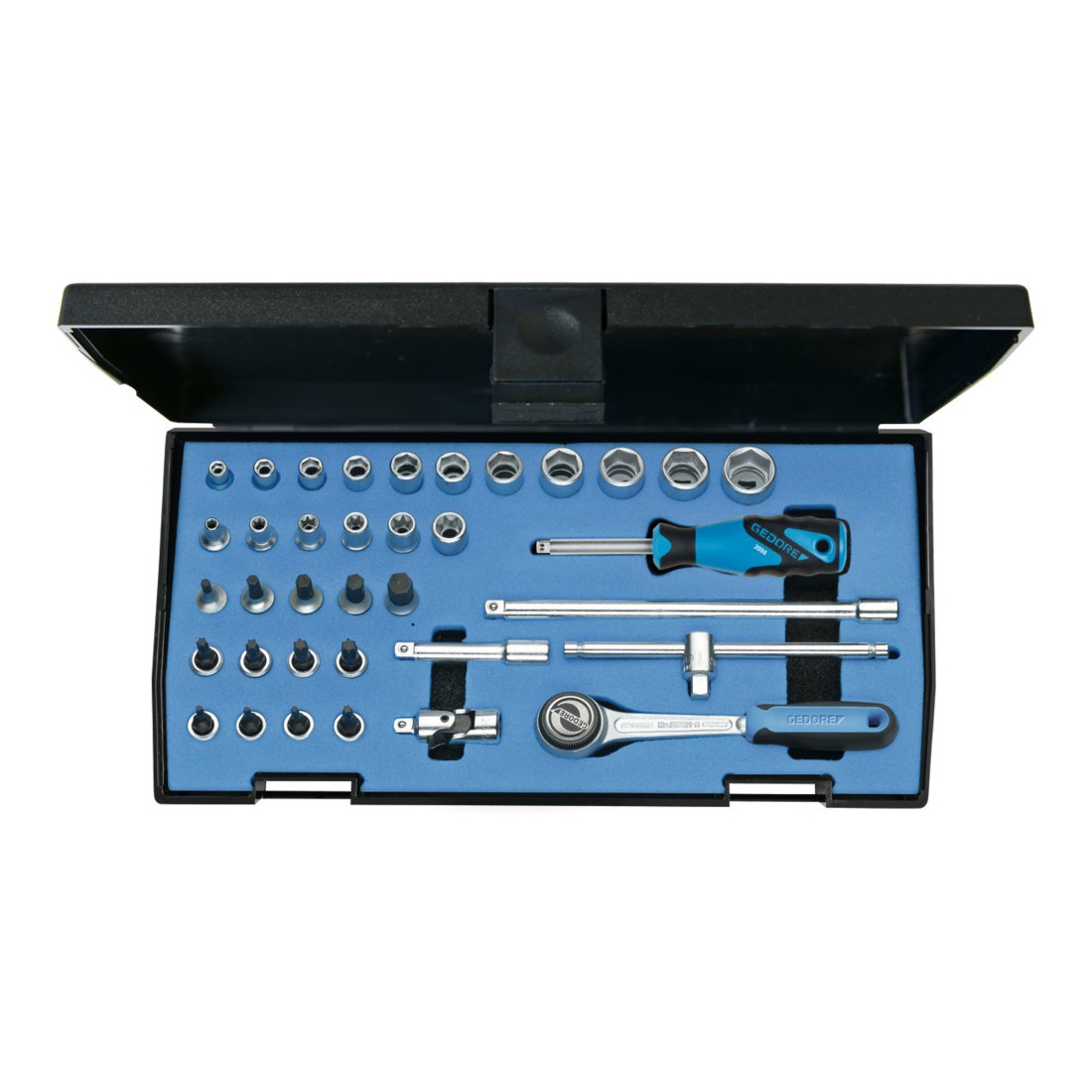 GEDORE Jeu de clés à douille 1/4'' 36 pcs