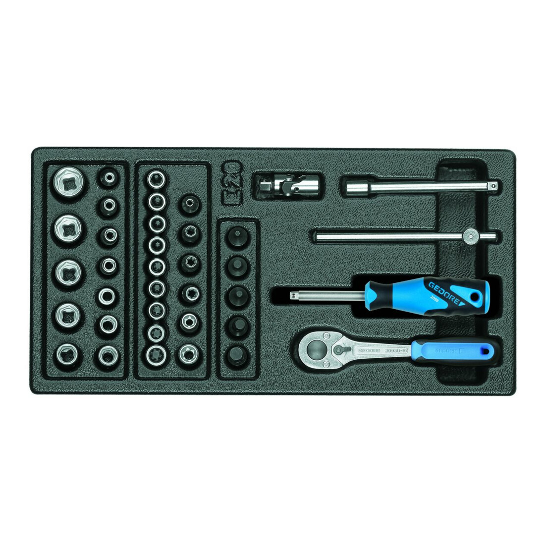 GEDORE Assortiment de clés à douille 1/4'' en module 1/3 ES