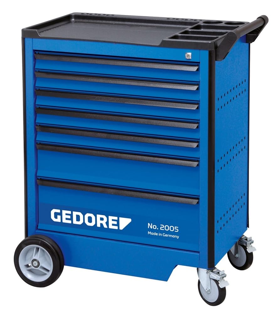 GEDORE Werkzeugwagen 2005 0511 avec 7 Schubladen (blau/schwarz)