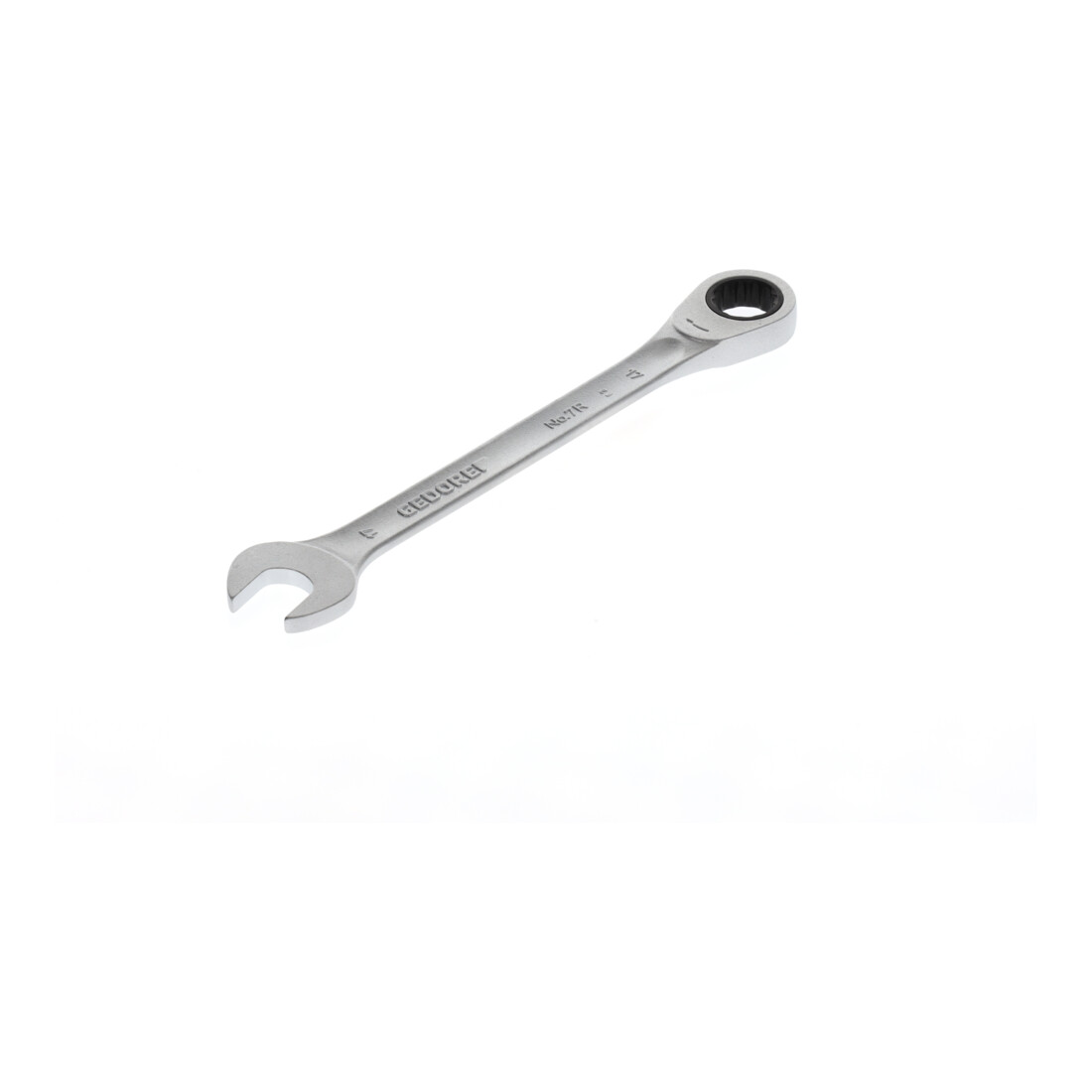 GEDORE Clé mixte 7 R 17 ouv. 17 mm av.cliquet pol. L. 225 mm acier CV GEDORE