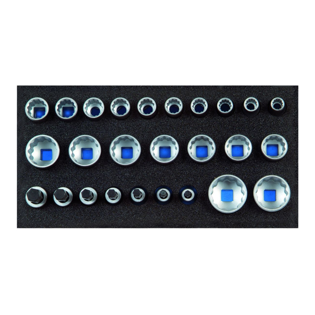GEDORE Jeu de douilles 1/2'', profil UD, dans le module Check-Tool