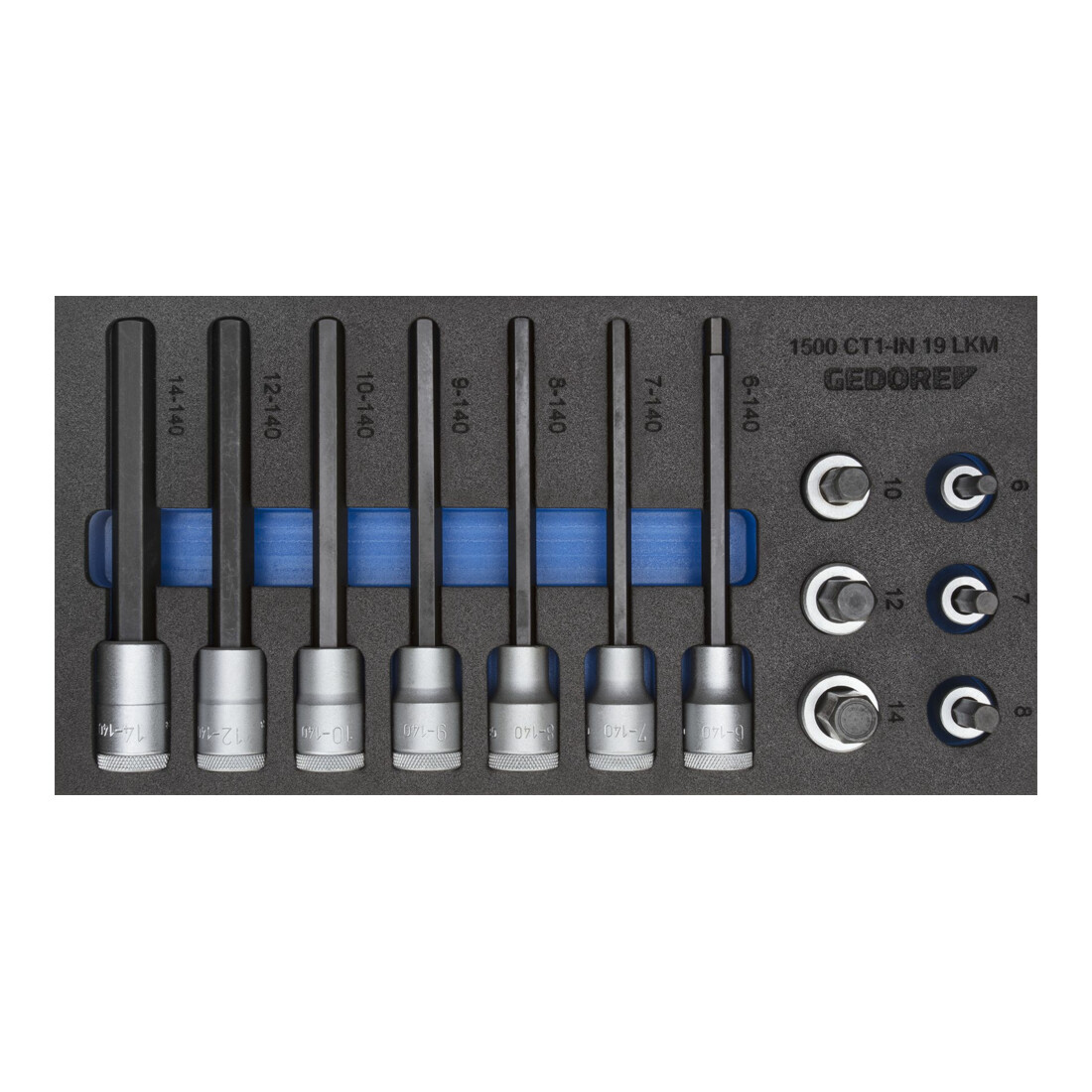 GEDORE Jeu d'embouts de tournevis 1/2'' dans le module Check-Tool