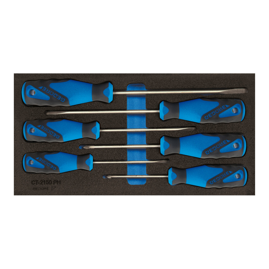 GEDORE Module à outils 1500 CT1-2150 PZ T310xl157,5mm 6pces tournevis avec manche à 3 c