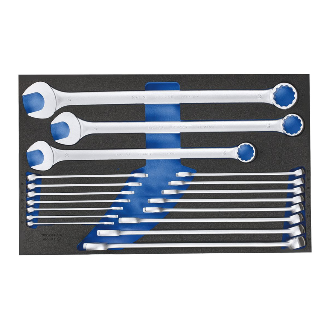 GEDORE Clé mixte dans le module Check-Tool, 18 pcs.