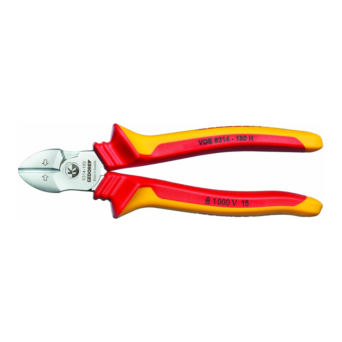 GEDORE Coupeuses diagonales VDE avec manchon isolant de 180 mm