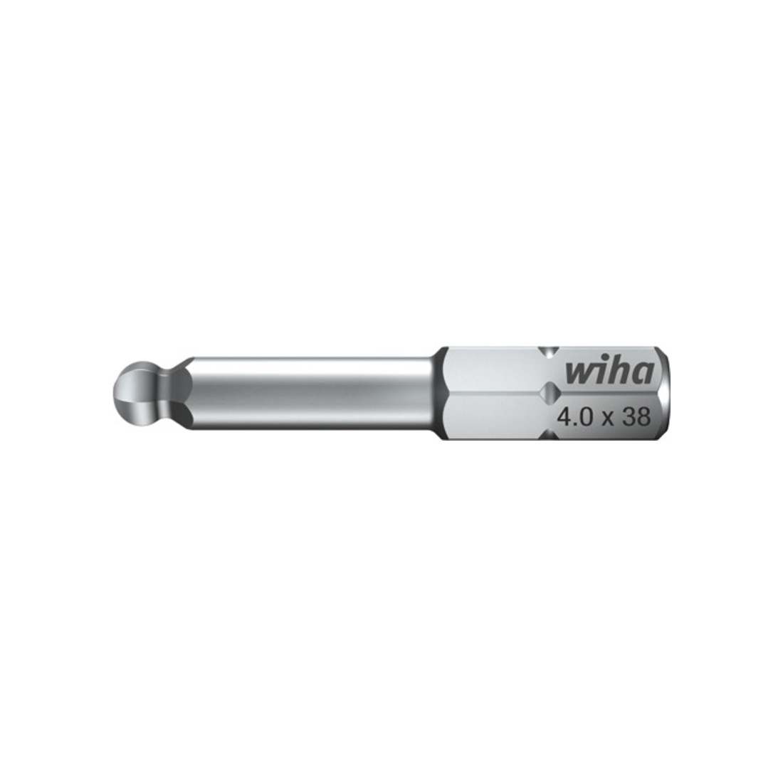 Wiha Embout Standard Six pans à tête sphérique 1/4' (01738) 4,0