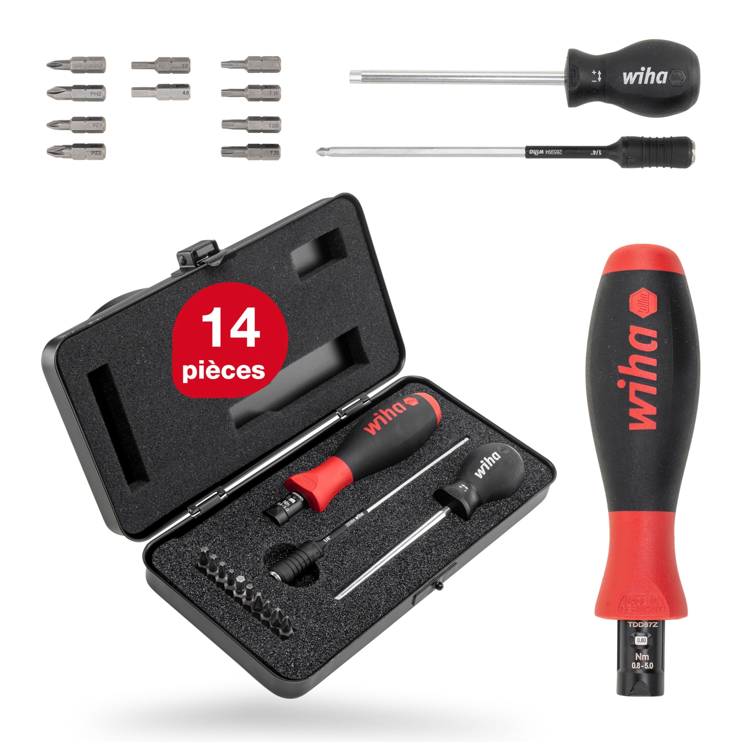Wiha Drehmoment-Schraubendreher Set TorqueVario-S