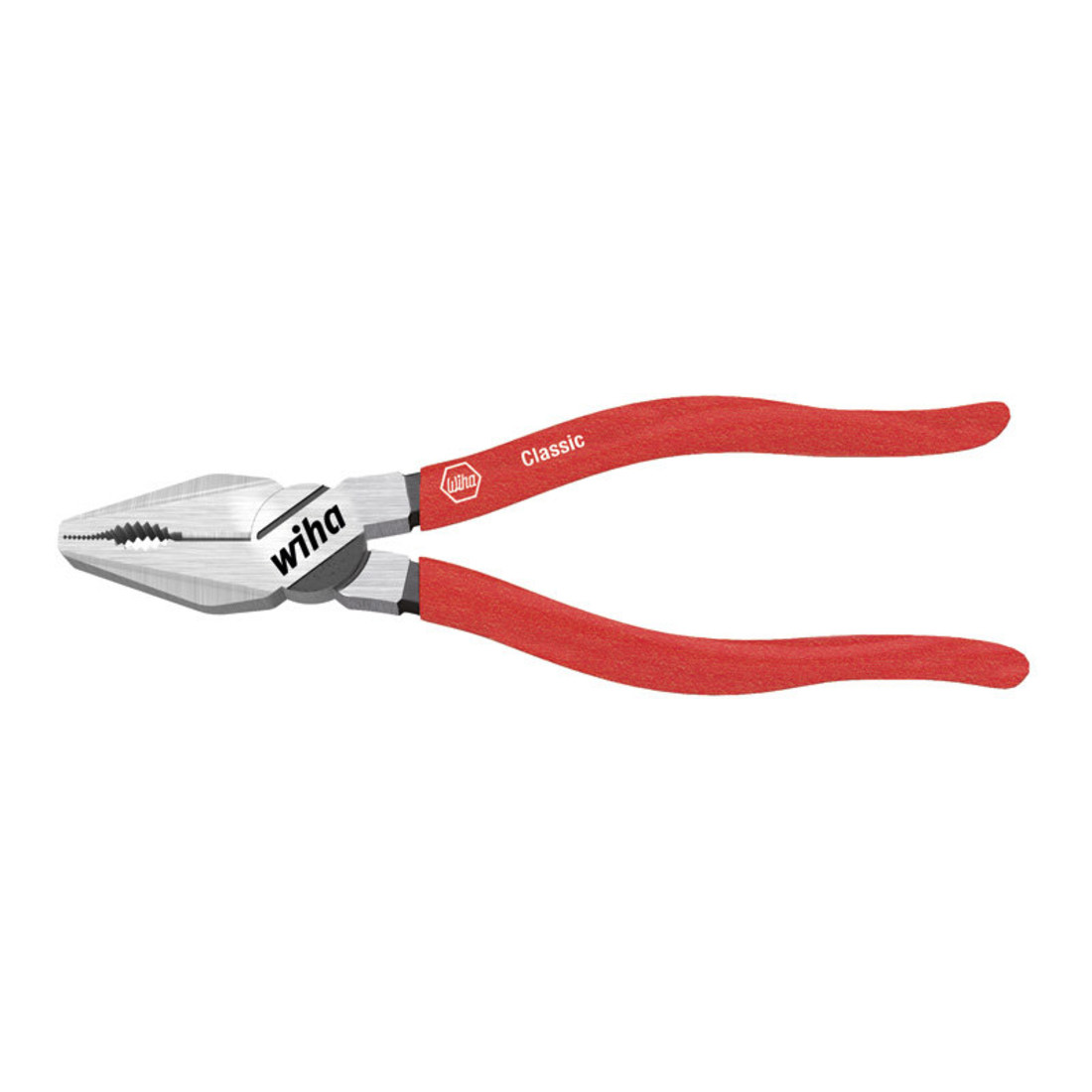 Wiha Pince universelle Classic avec DynamicJoint® et OptiGrip avec taillant extra long sous blister (27325) 160 mm