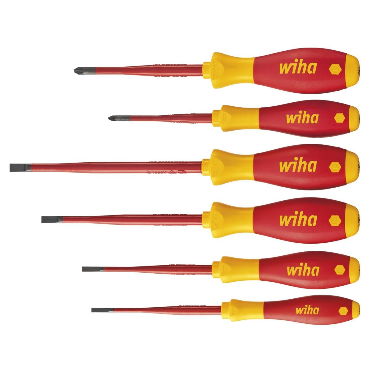 Wiha Schraubendreher-Set SoftFinish electric slimFix