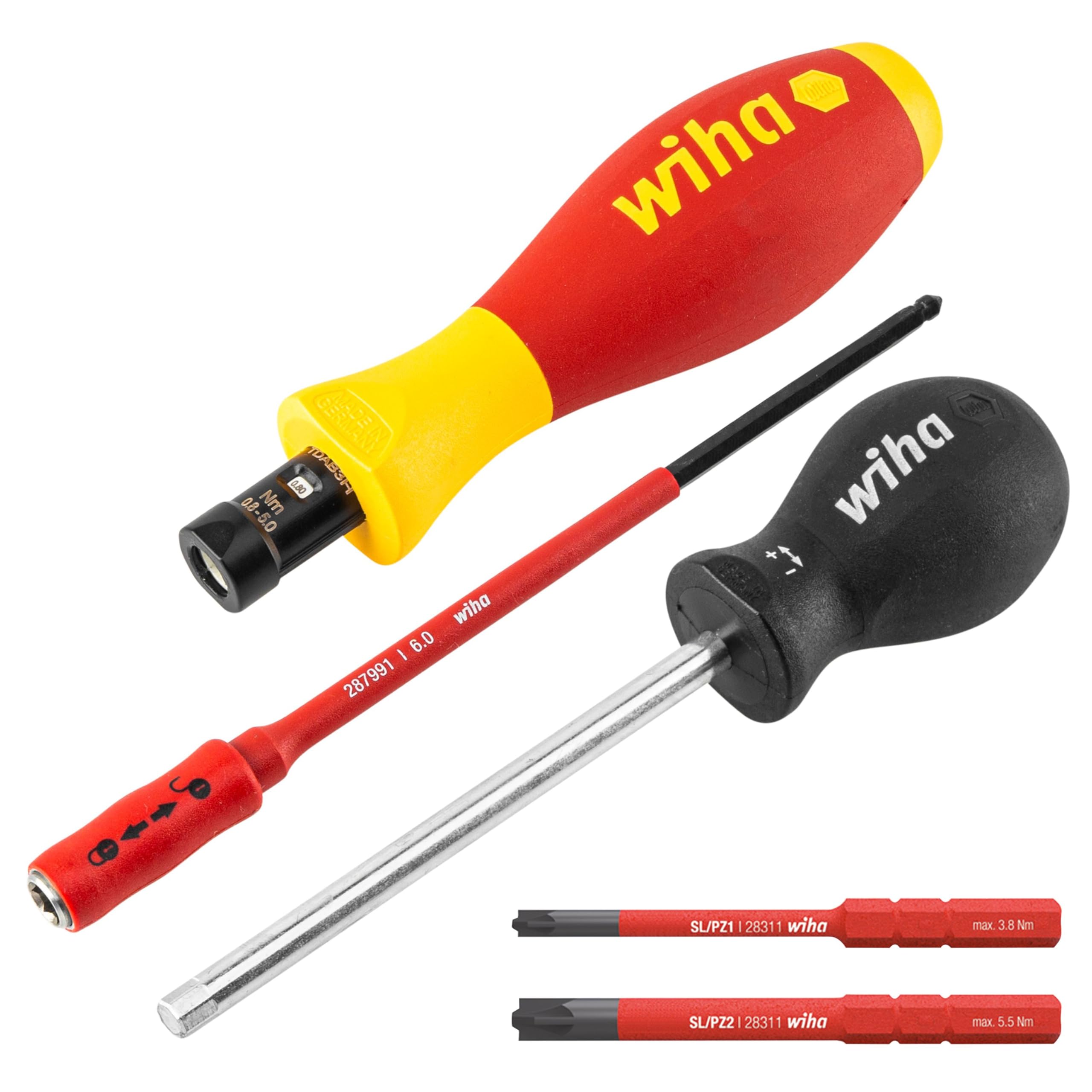 Wiha Drehmoment-Schraubendreher Set TorqueVario-S electric