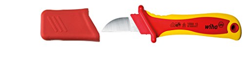 Wiha Couteau de dénudage Taillant droit pour câble rond sous blister (38798) 200 mm