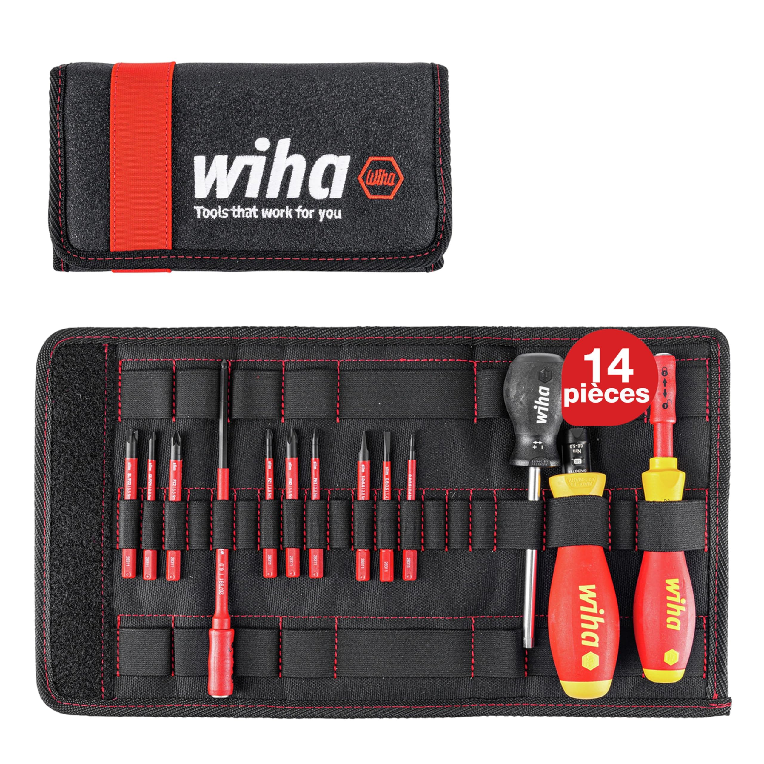 Wiha Drehmoment-Schraubendreher Set TorqueVario-S electric