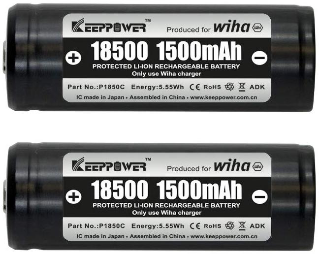 Wiha Batterie 18500 Li-Ion 2 pièces