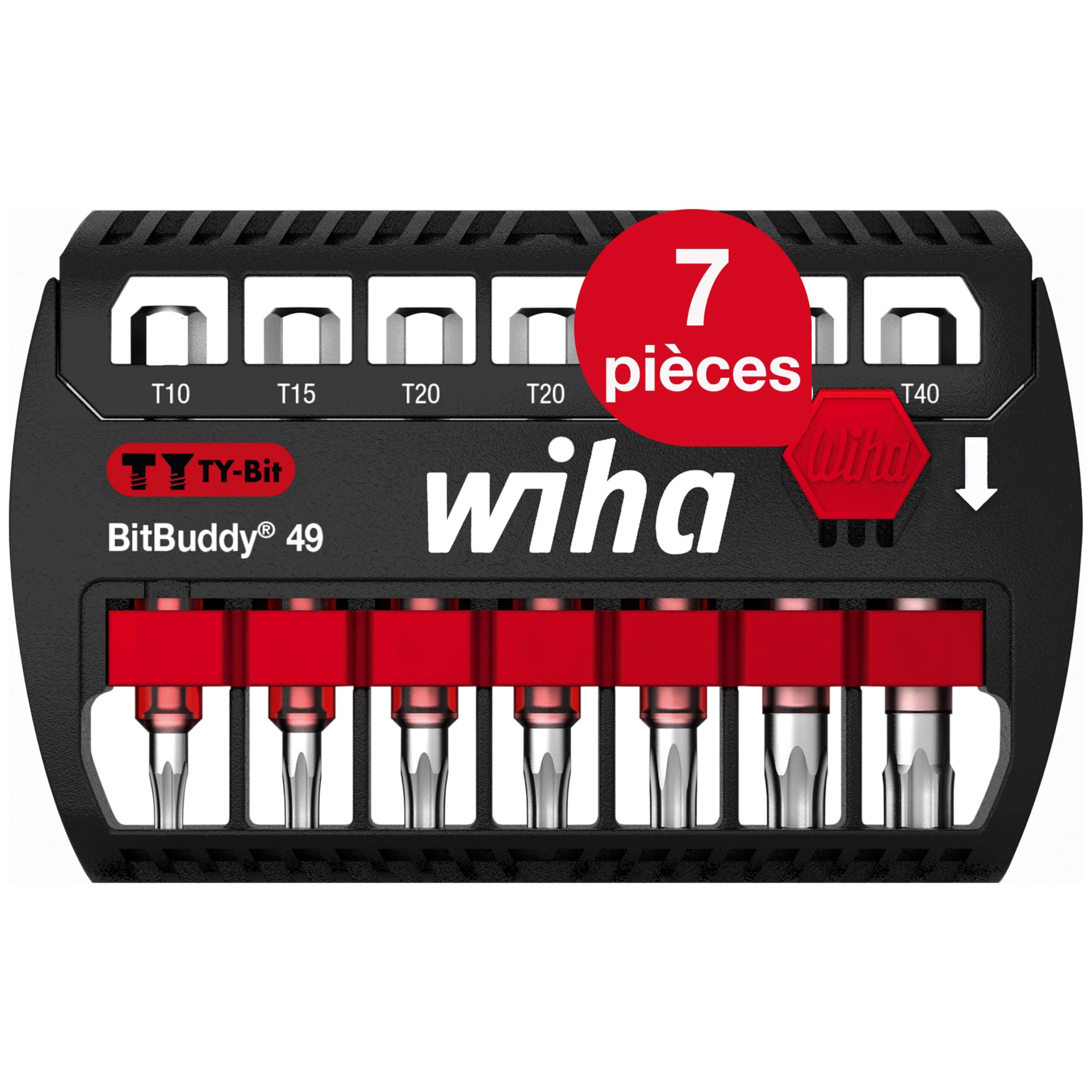 Wiha Bit-Satz BitBuddy TY-Bits 49mm
