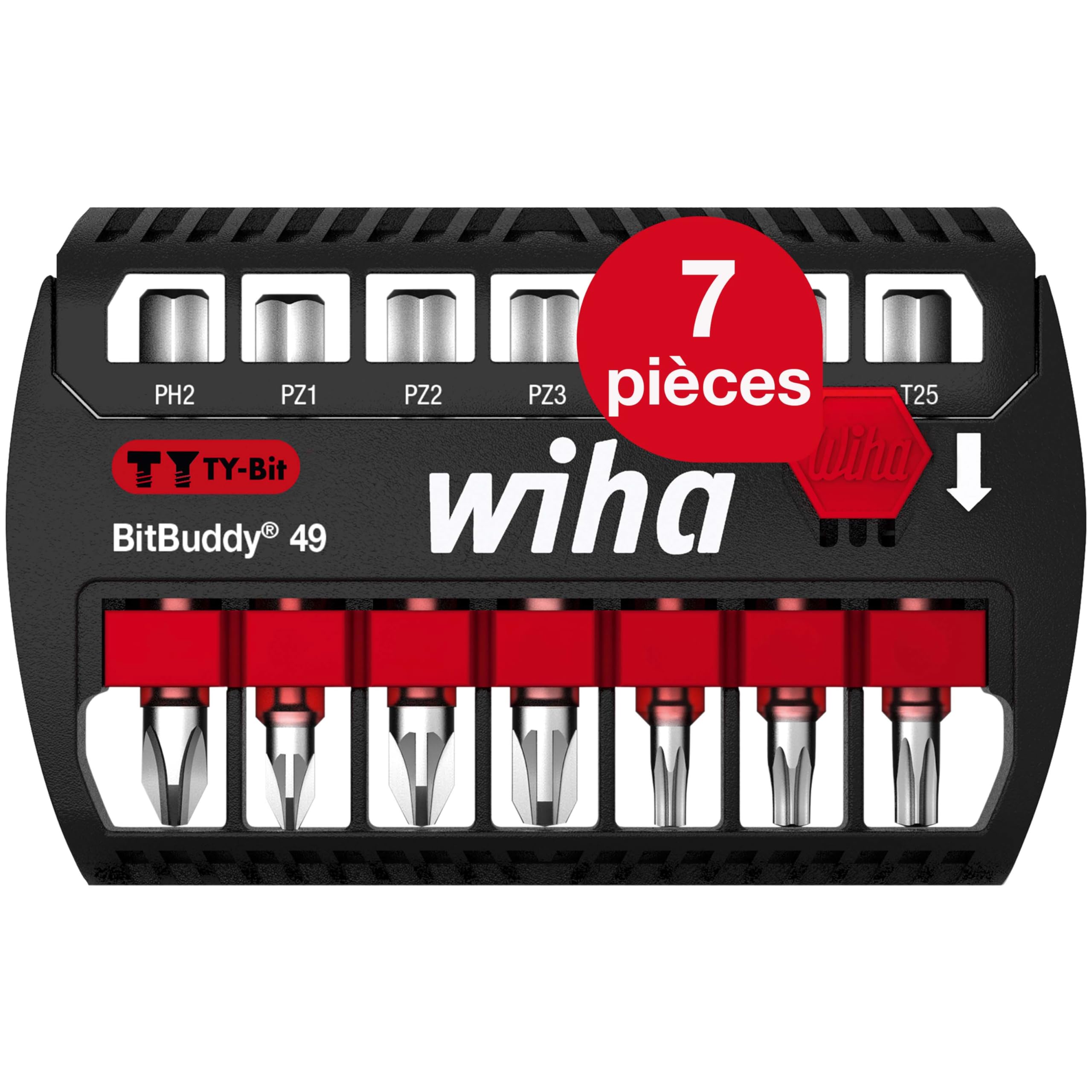 Wiha Bit-Satz BitBuddy TY-Bits 49mm