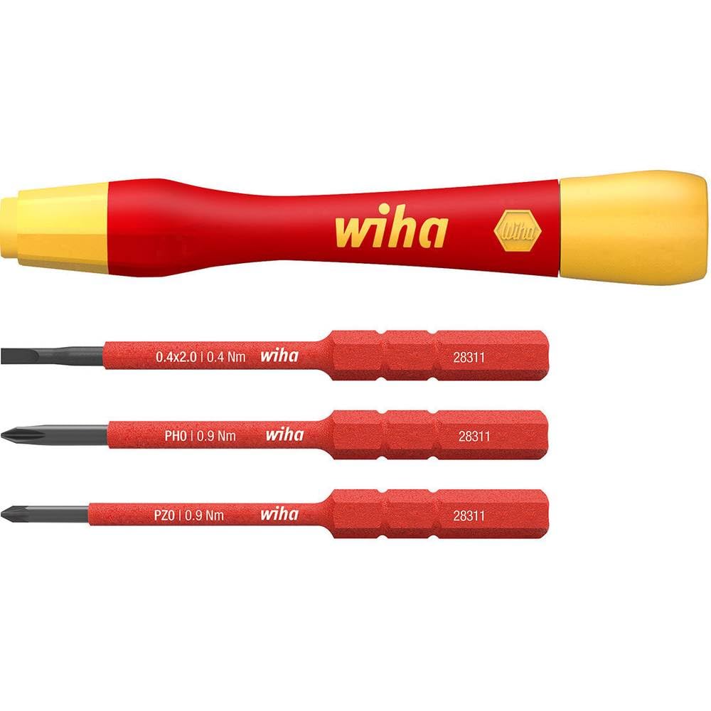 Wiha Schraubendreher avec Bithalter-Set PicoFinish electric slimVario