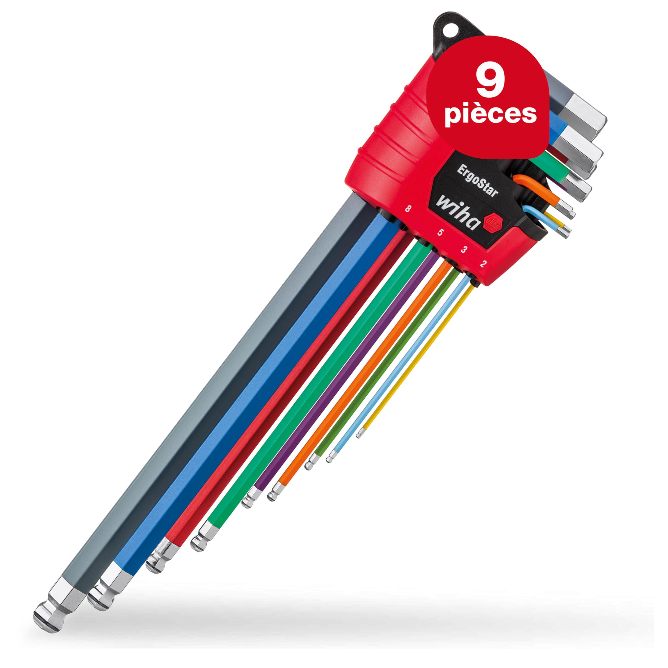 Wiha Stiftschlüssel-Set im ErgoStar Halter