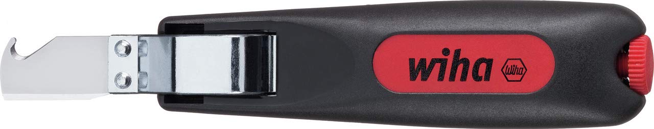 Wiha Outil de dénudage avec couteau intérieur autorotatif pour câble rond (44619)