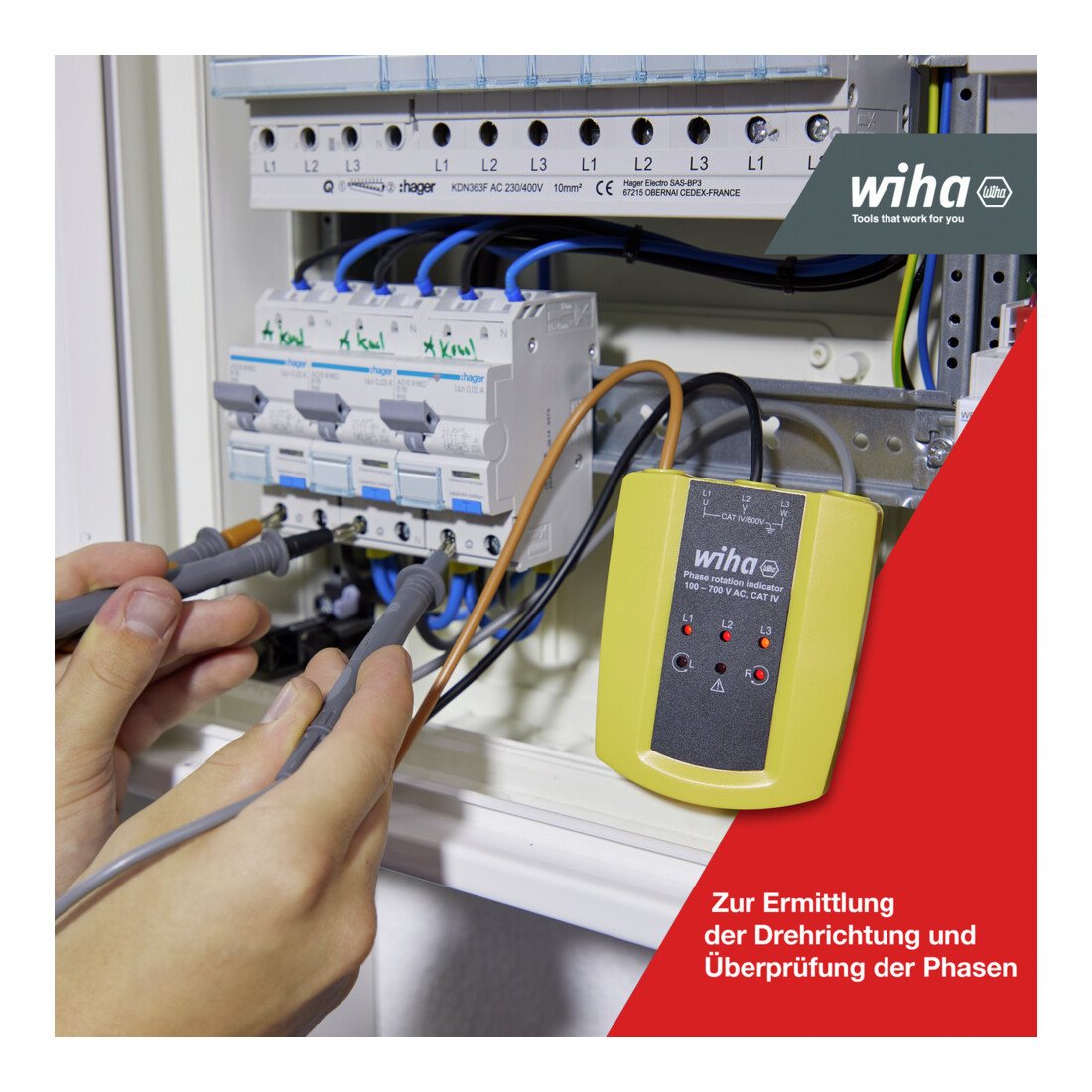 Wiha Durchgangsprüfer 45222
