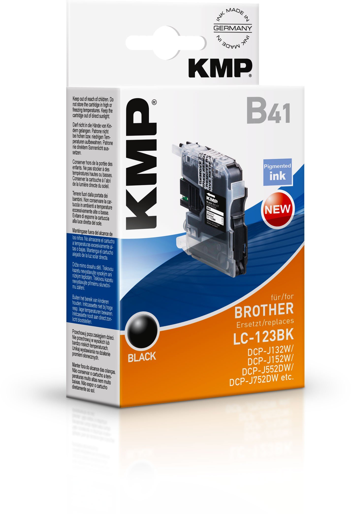 BROTHER Cartouche d'encre Compatible Brother LC123BK Noir 20ml