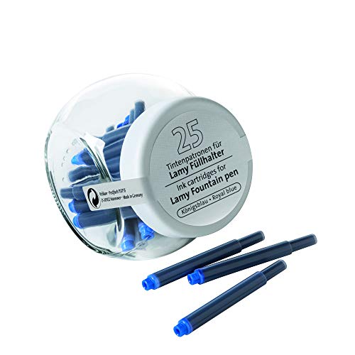 Herlitz Tintenpatronen im Glas 25 Stück blau