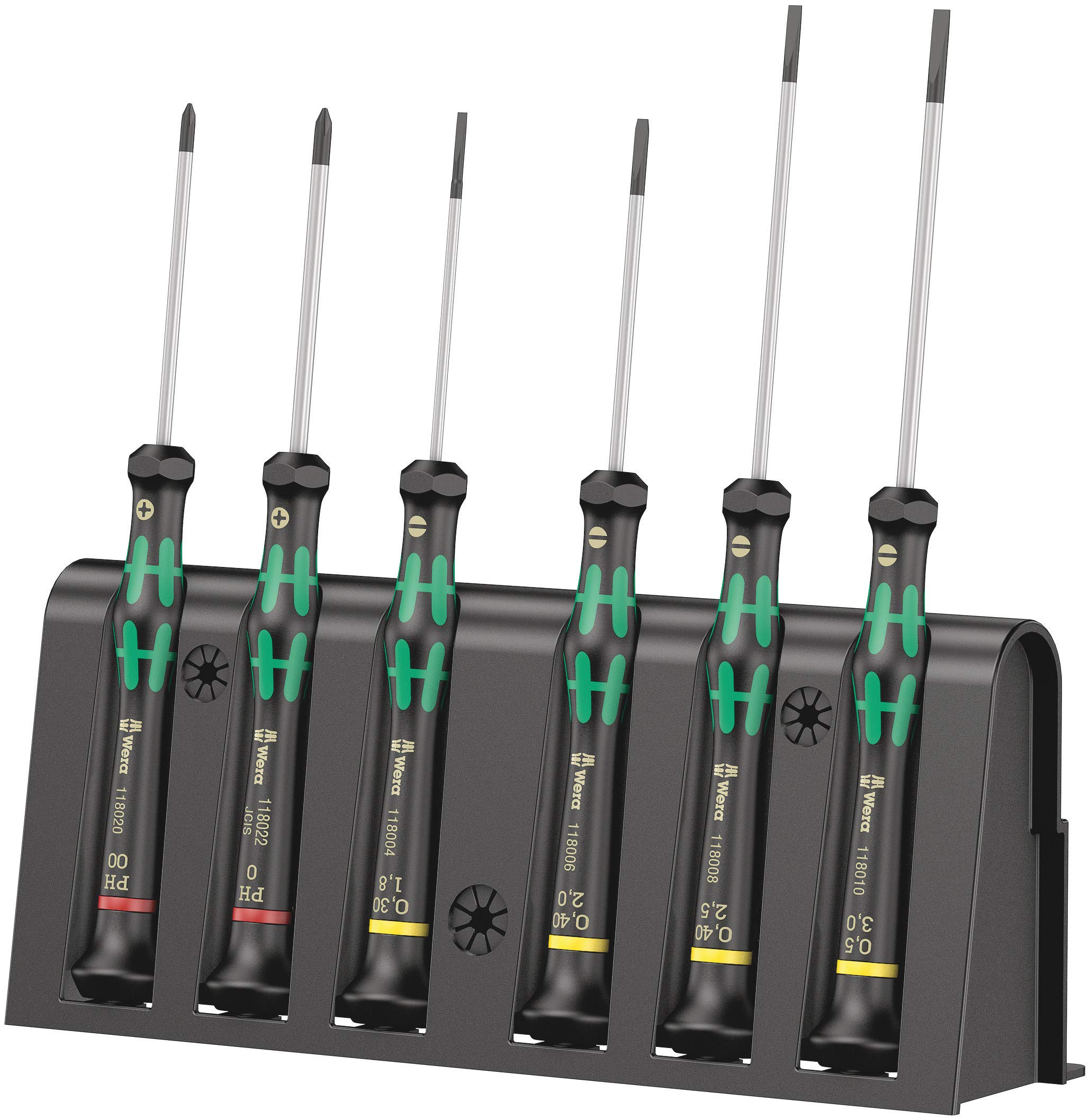 Wera Elektronik-Schraubendrehersatz + Rack 6tlg. 2035/6 A