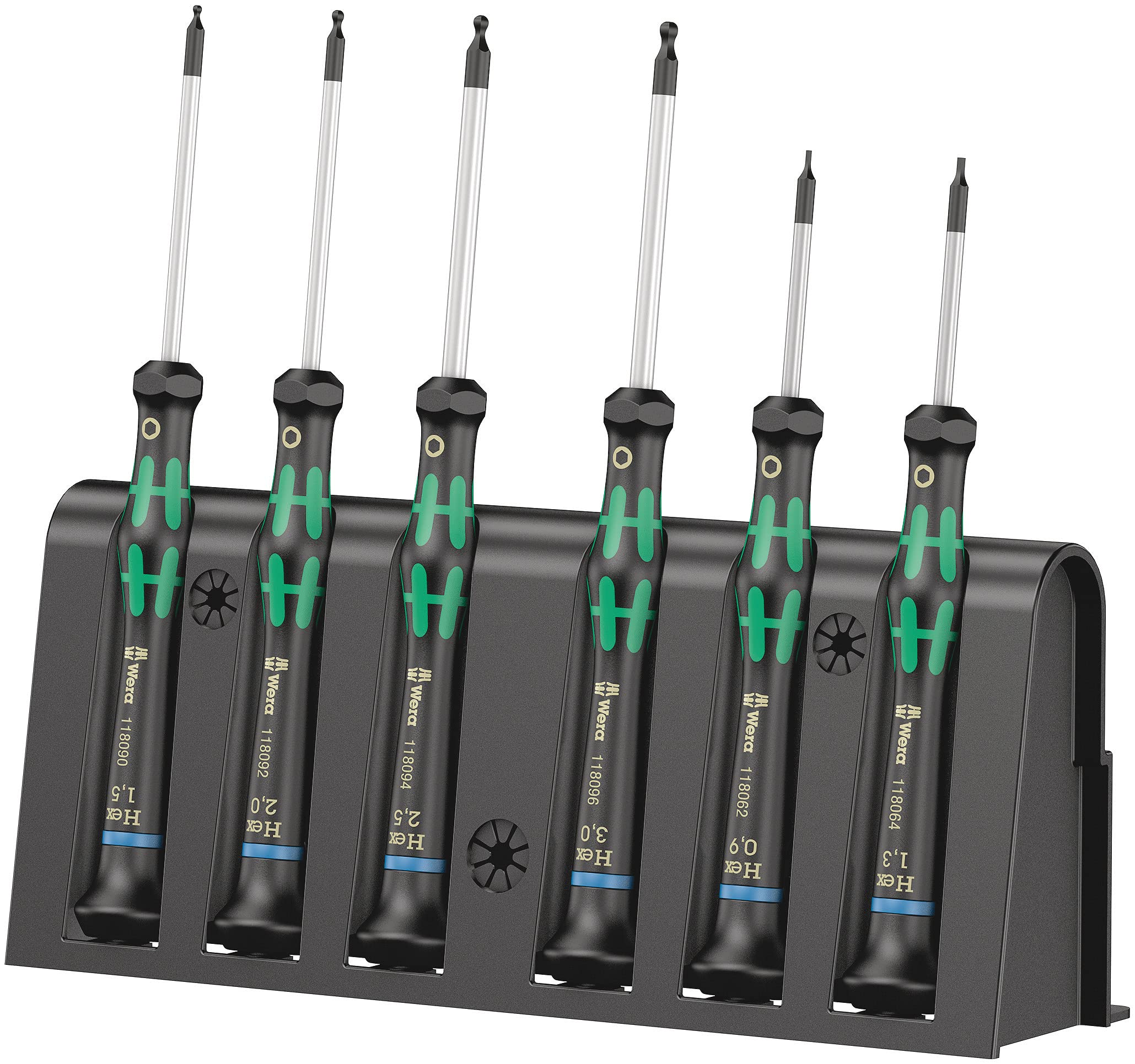 Wera Elektronik-Schraubendrehersatz + Rack 6tlg. 2052/6