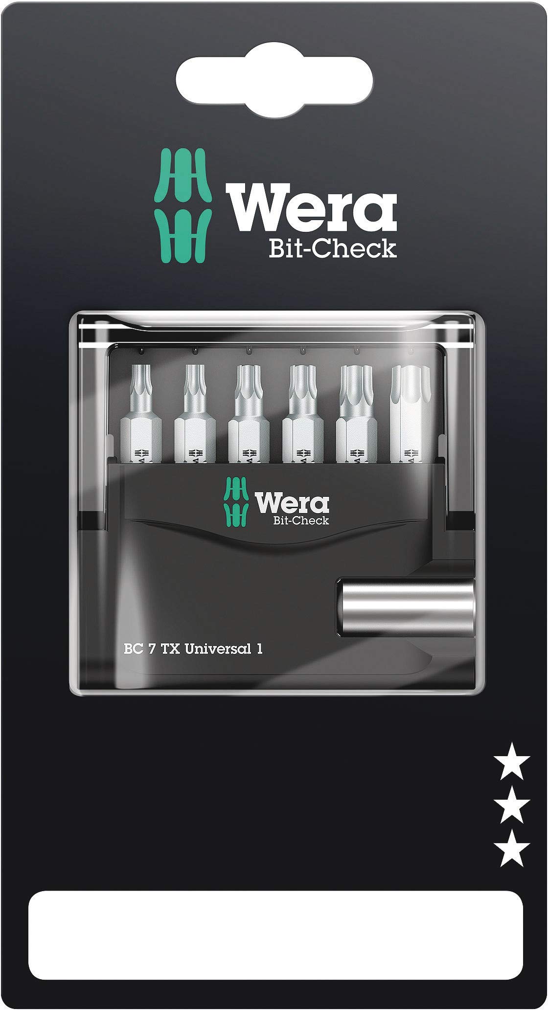 Wera Bit-Check 7 TX Universal 1 SB