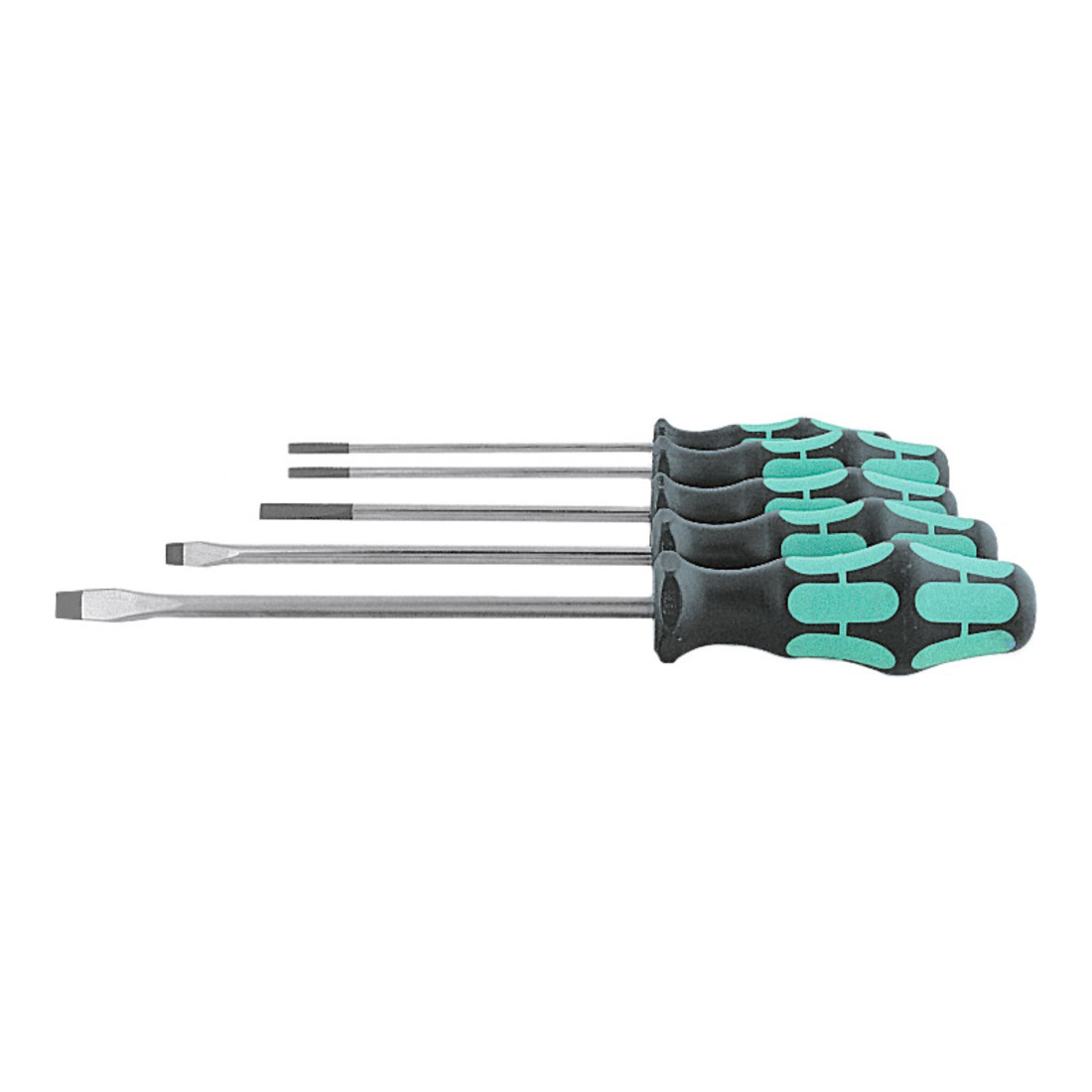 Wera Jeu de tournevis 335 et 334 avec manche Kraftform, 5 pièces