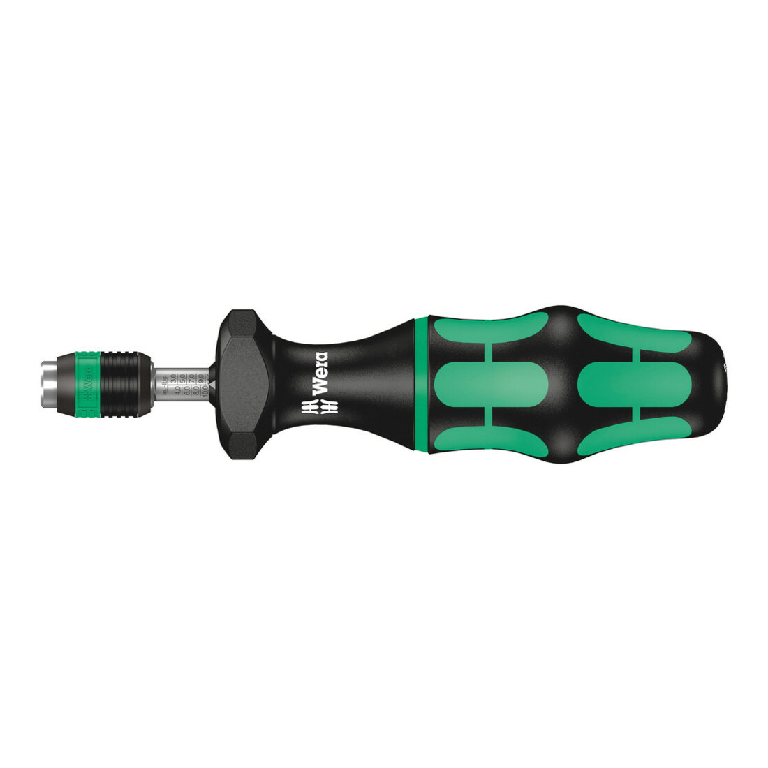 Wera Série 7400 Kraftform, Tournevis dynamométrique réglable (2,5-29,0 in. lbs.) avec mandrin à serrage rapide Rapidaptor, art. no. 7445 x 105 mm x 2.5-11.5 in. lbs.