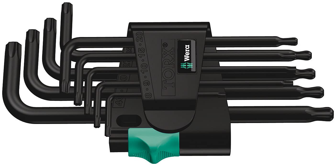 Wera 967/9 TX 1 Winkelschlüsselsatz, BlackLaser