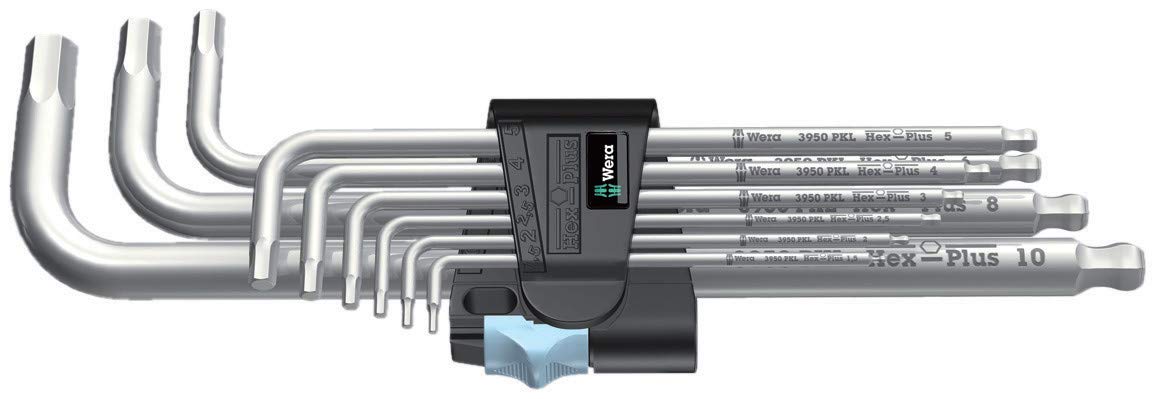 Wera 3950/9 Hex-Plus Stainless 1 Winkelschlüsselsatz