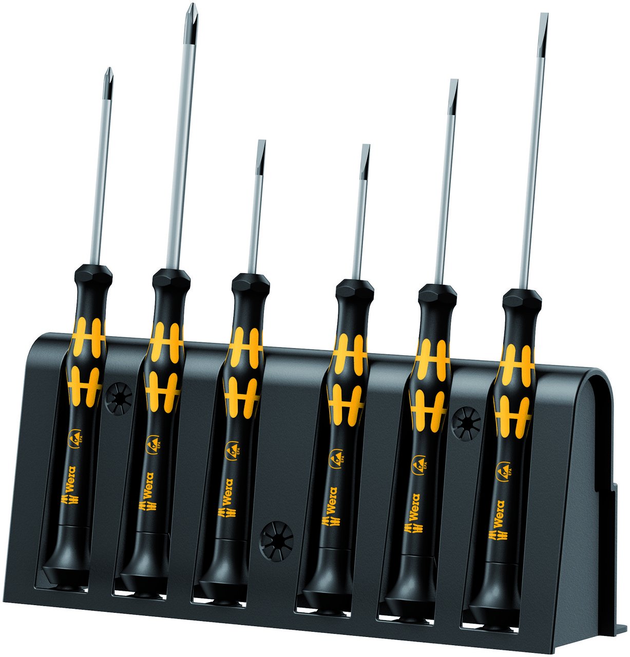 Wera Elektroniker-Schraubendrehersatz +Rack 6tlg 1578 A/6ESD
