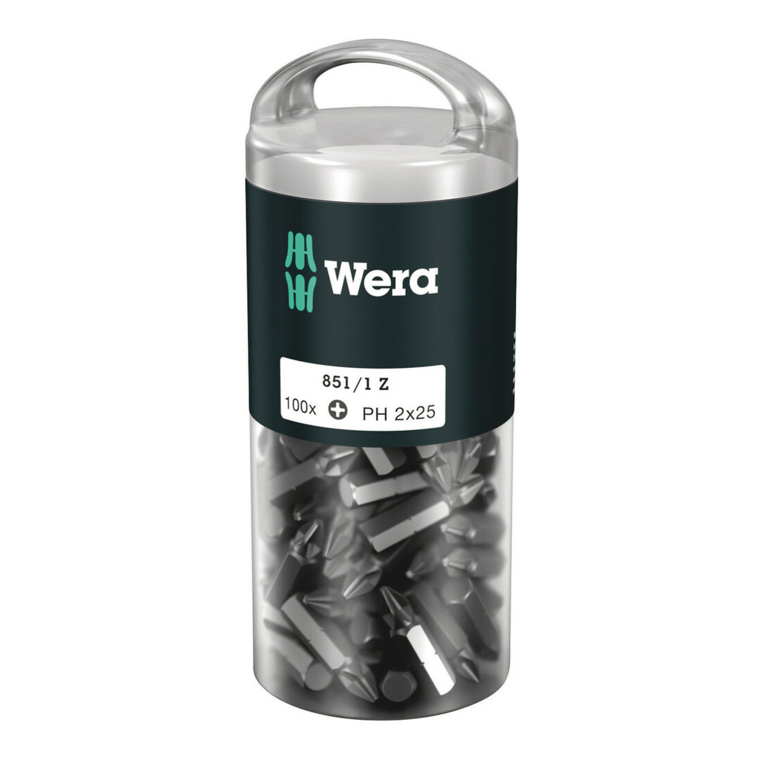 Wera 851/1 Embouts Z DIY 100, PH 2 x 25 mm, 100 pièces