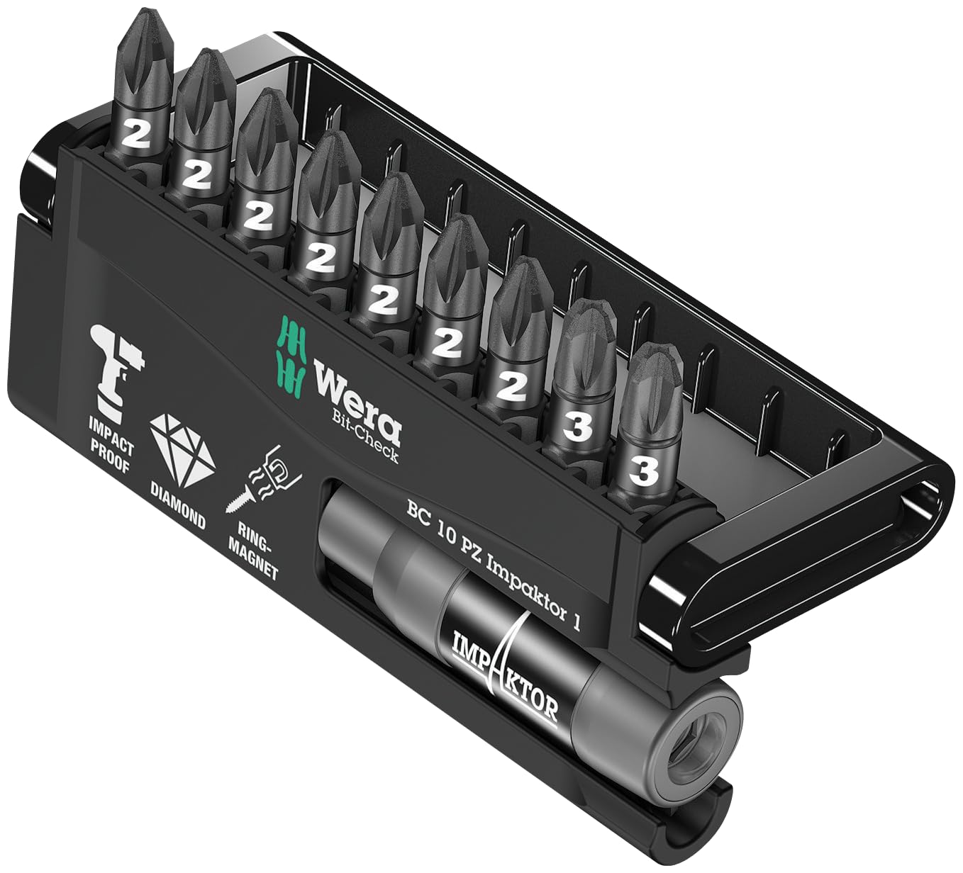 Wera Bit-Check 10 PZ Impaktor 1