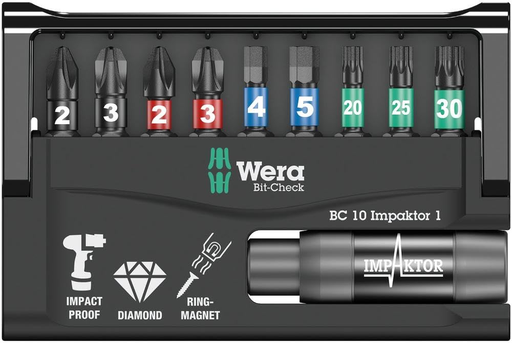 Wera Bit-Check 10 Impaktor 1 SB