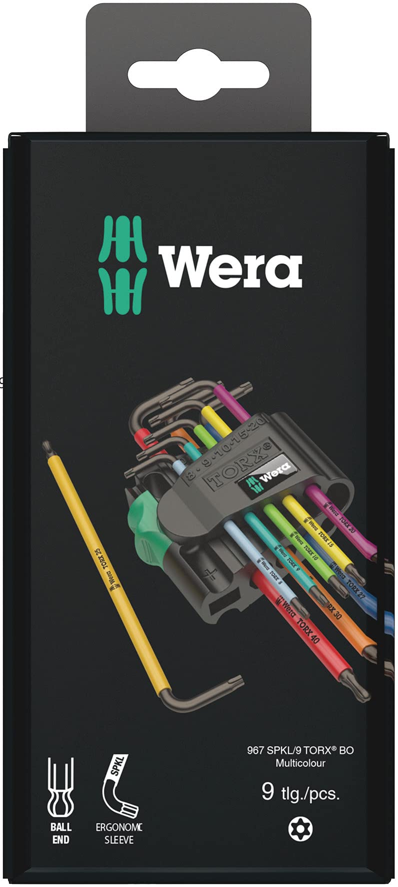 Wera Winkelschlüsselsatz 967 SPKL/9 TORX