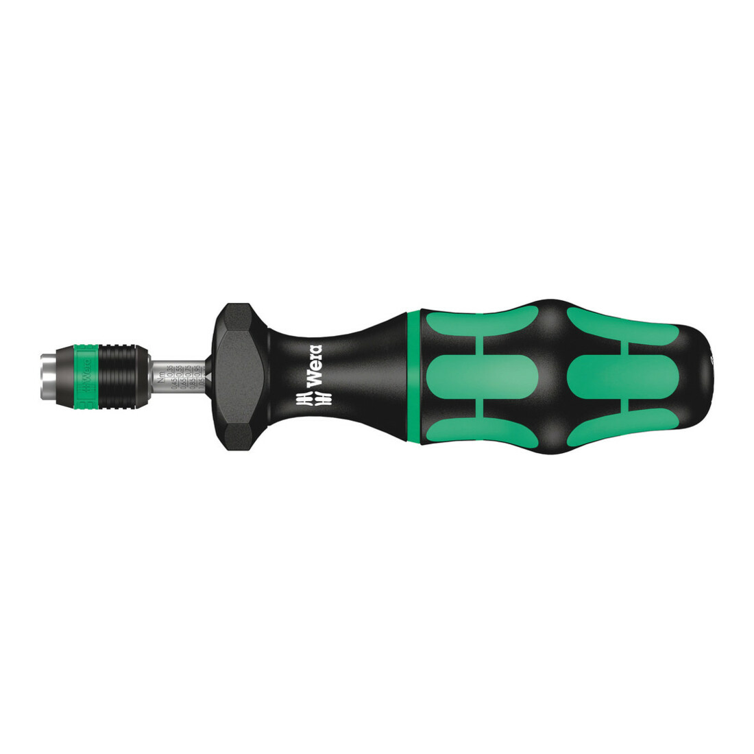 Wera Tournevis dynamométrique série 7400 Kraftform (0,1-0,34 Nm) avec mandrin à changement rapide Rapidaptor