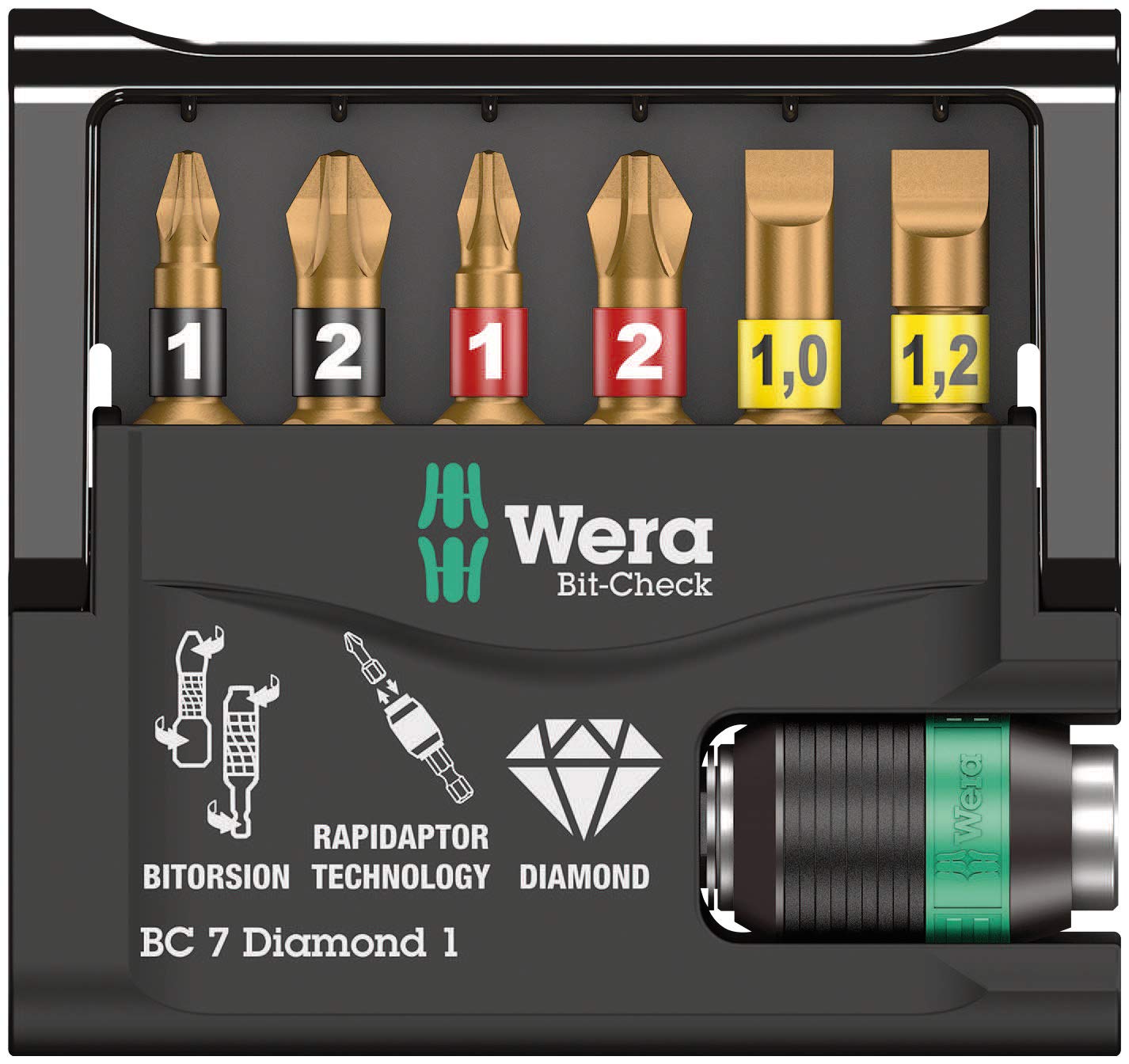 Wera Bit-Check 7 Diamond 1 SB