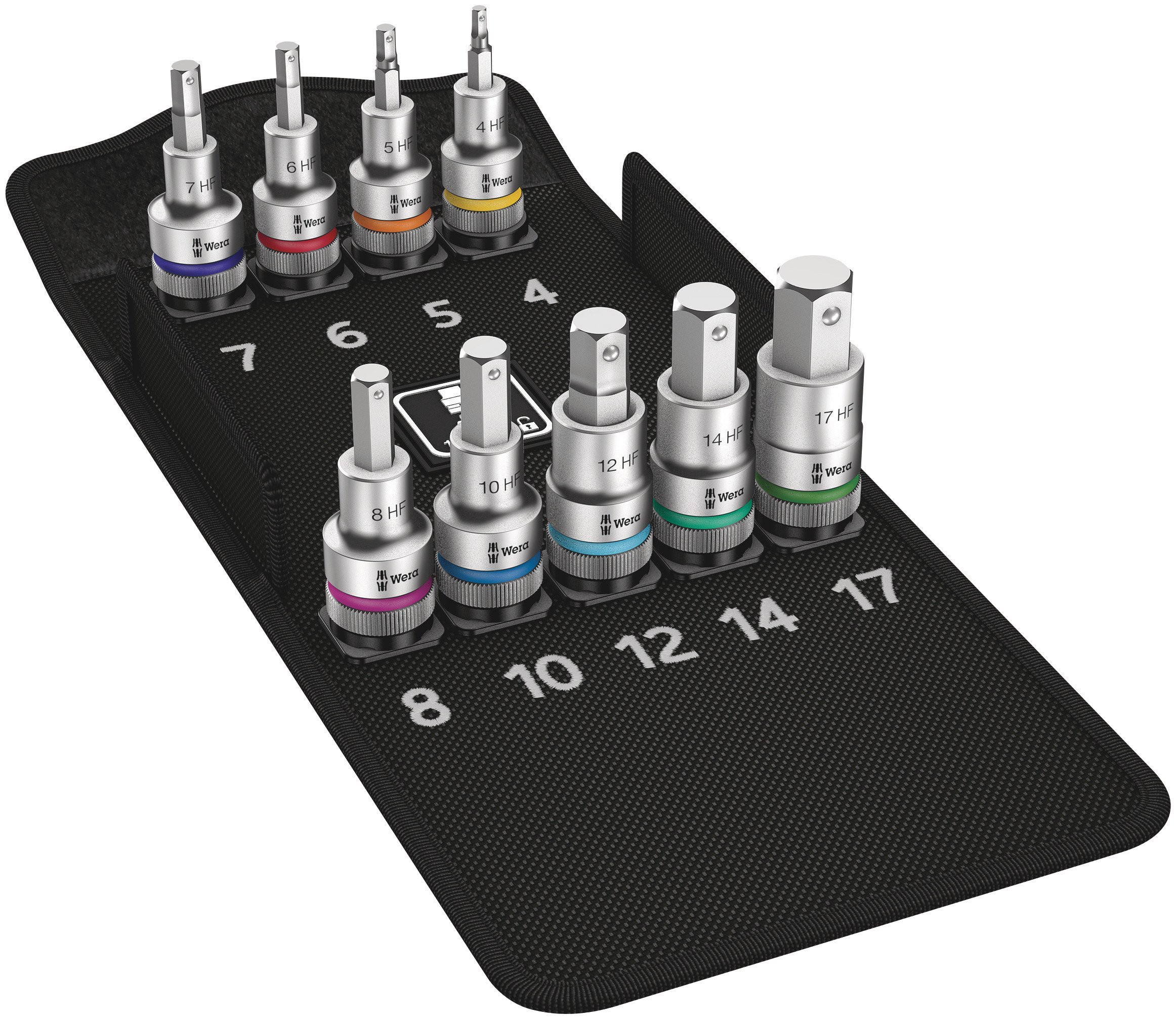 Wera Steckschlüssel Zyklop Bit-Nuss-Satz 8740 C HF 1