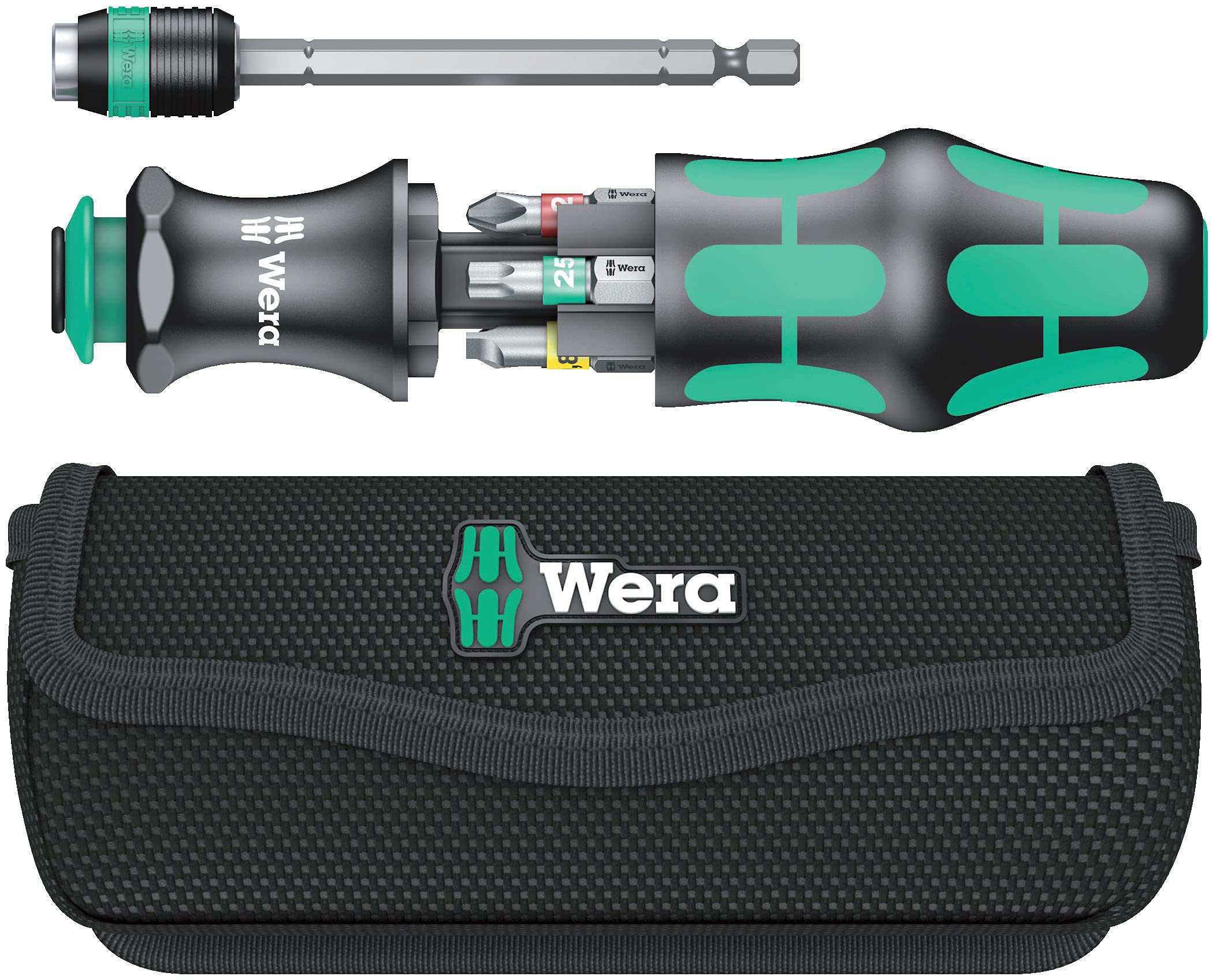 Wera Kraftform Kompakt 20 Tool Finder 1 m. Tasche, 7-teilig