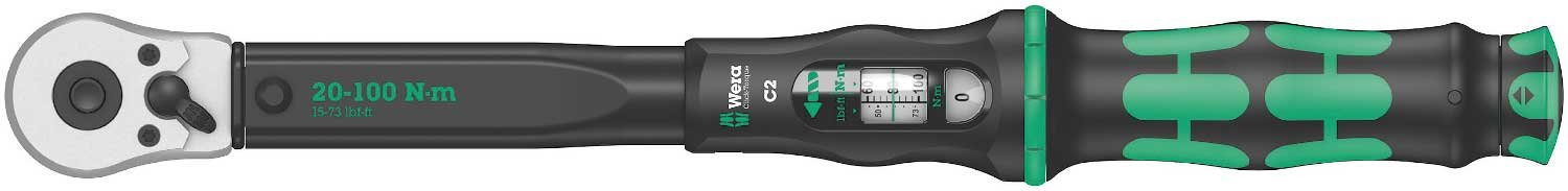 Wera Drehmomentschlüssel avec Umschaltknarre Click-Torque C 2