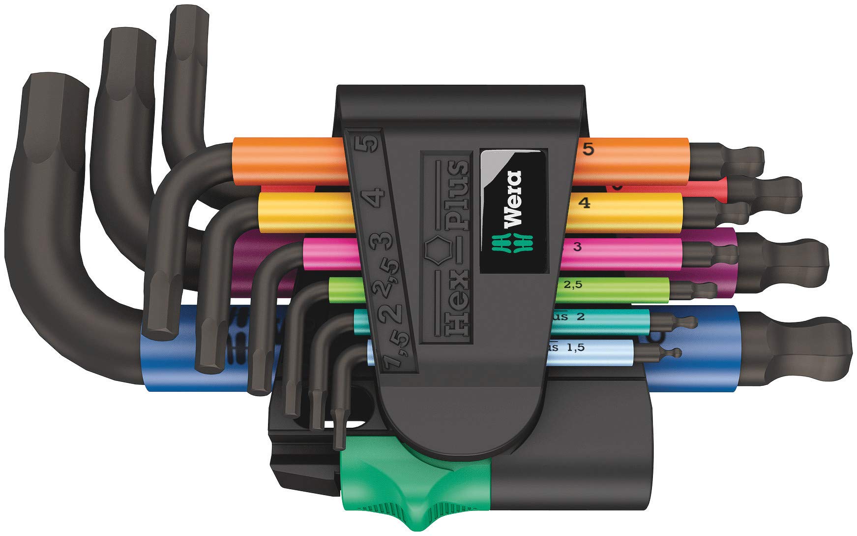 Wera 950/9 Hex-Plus Multicolour 2 Winkelschlüsselsatz