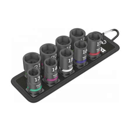 Wera Set de 9 douilles 1/2