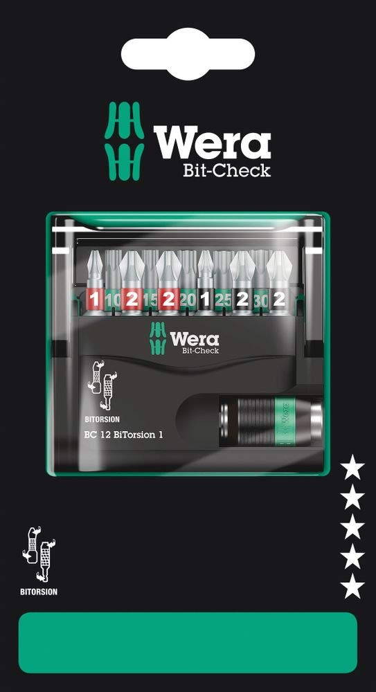 Wera Bit-Check 12 BiTorsion 1 SB
