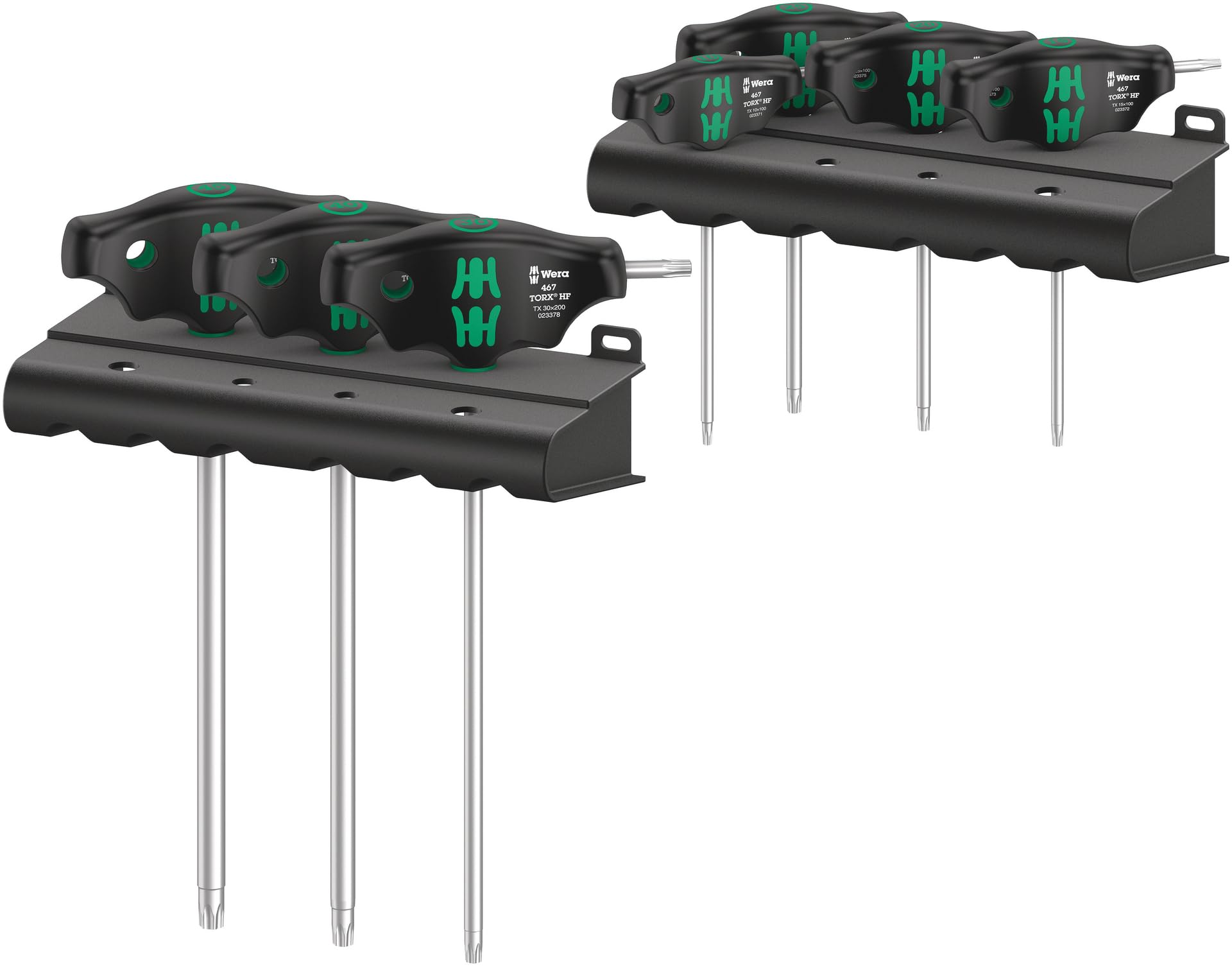 Wera 467/7 TORX HF Set 1 Quergriff-Schraubendreher + Rack