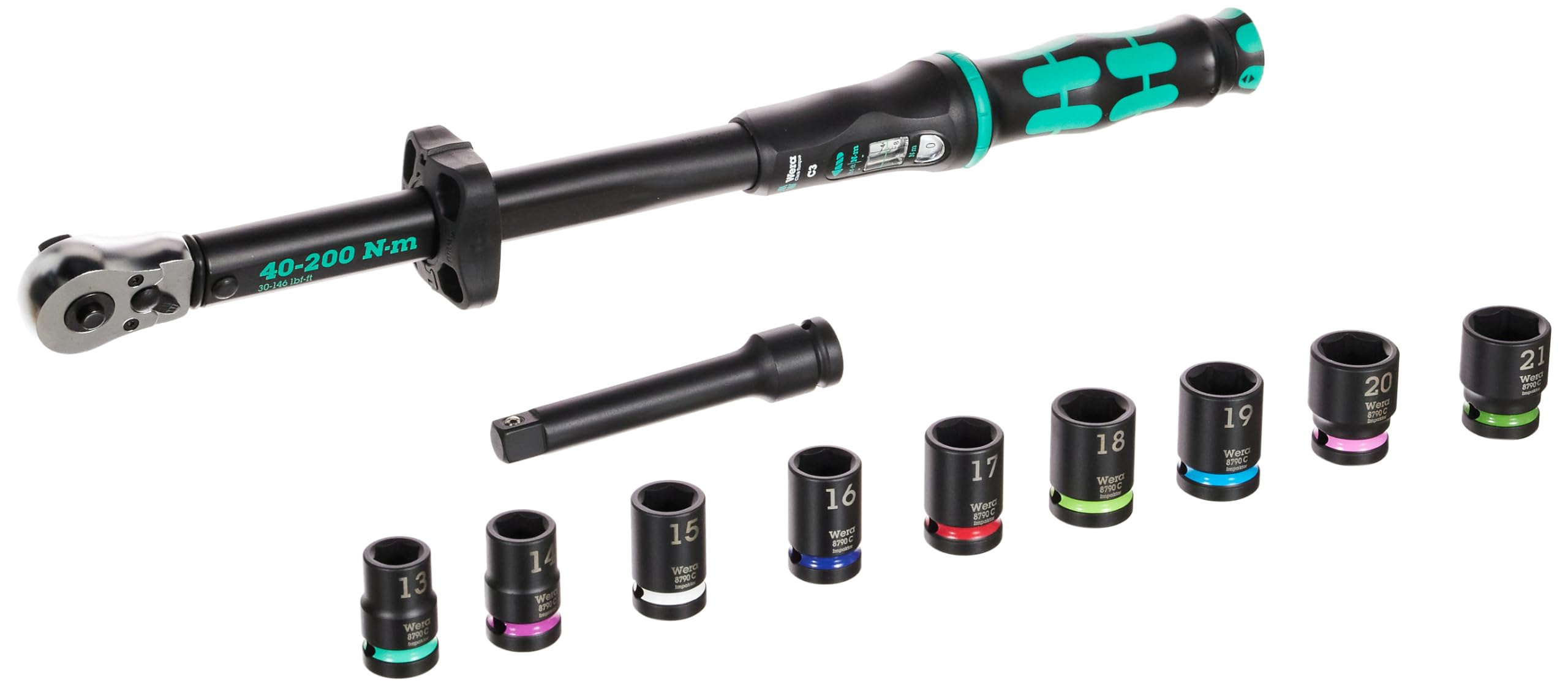 Wera Click-Torque C 3 Set 2 pour Betonverschraubung